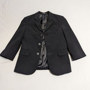 Boys Calvin Klein Black Suit Jacket Blazer size 5 Regular